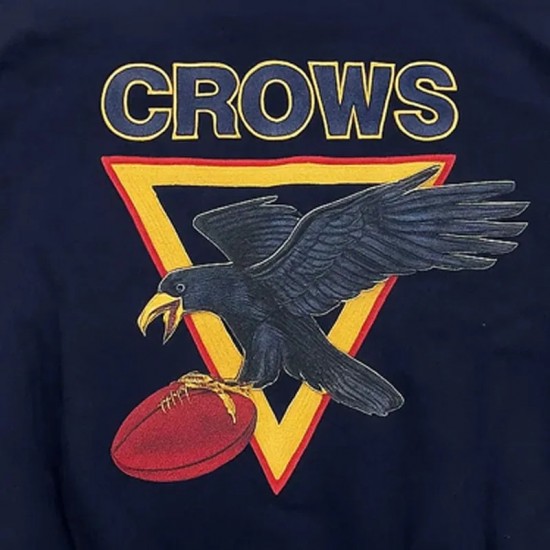 Adelaide Crows Blue and Red Varsity Wool Jacket Adelaide Crows Blue and Red Varsity Wool Jacket