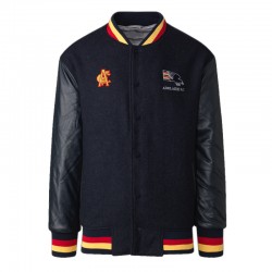 Adelaide Crows Heritage Black Varsity Jacket