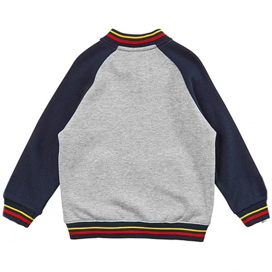 Adelaide Crows Navy and Gray Varsity Fleece Jacket Adelaide Crows Navy and Gray Varsity Fleece Jacket