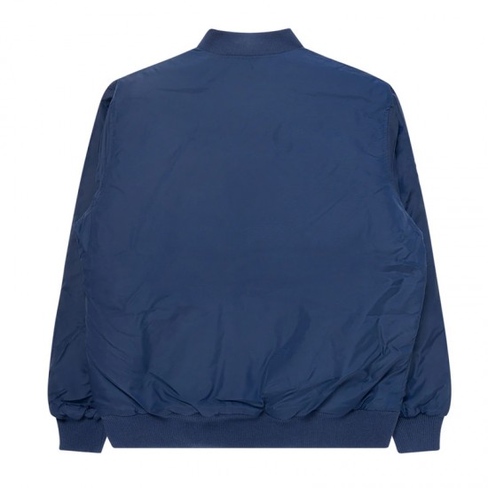 Adelaide Crows Navy Bomber Full-Snap Jacket Adelaide Crows Navy Bomber Full-Snap Jacket