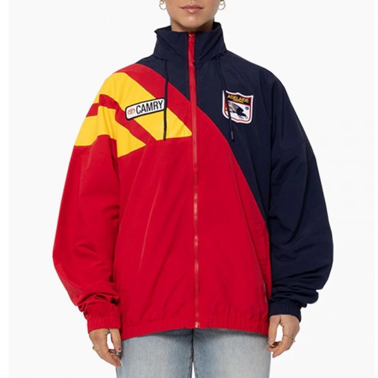Adelaide Crows Red and Navy Full-Zip Spray Jacket Adelaide Crows Red and Navy Full-Zip Spray Jacket