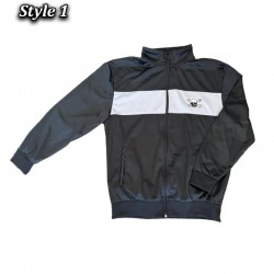 AEW Revolution CM Punk Full-Zip Black Fleece Jacket  AEW Revolution CM Punk Full-Zip Black Fleece Jacket