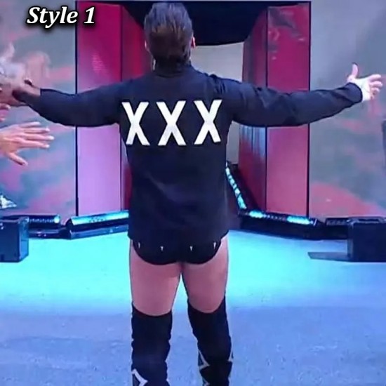 AEW Revolution CM Punk Full-Zip Black Fleece Jacket AEW Revolution CM Punk Full-Zip Black Fleece Jacket