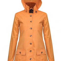 After The Flood Sophie Rundle Brown Hooded Jacket After The Flood Sophie Rundle Brown Hooded Jacket