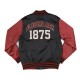 Alabama A&M Black and Maroon Baseball Jacket Alabama A&M Black and Maroon Baseball Jacket