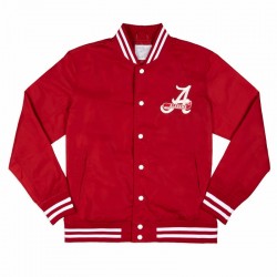Alabama Crimson Tide Arched Red Bomber Jacket