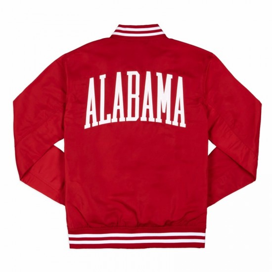 Alabama Crimson Tide Arched Red Bomber Jacket Alabama Crimson Tide Arched Red Bomber Jacket