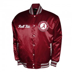 Alabama Crimson Tide Club Satin Jacket