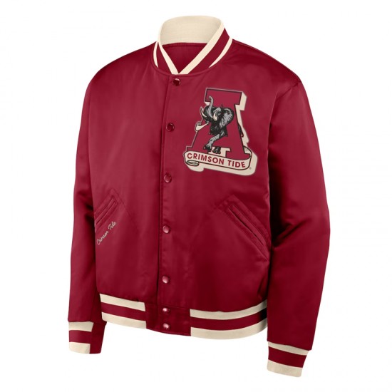 Alabama Crimson Tide Legacy Crimson Bomber Jacket Alabama Crimson Tide Legacy Crimson Bomber Jacket