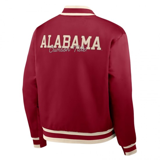 Alabama Crimson Tide Legacy Crimson Bomber Jacket Alabama Crimson Tide Legacy Crimson Bomber Jacket