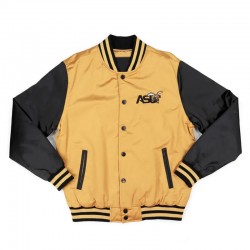 Alabama State Gold and Black Baseball Jacket Alabama State Gold and Black Baseball Jacket