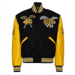 Alabama State University Black and Gold Varsity Jacket Alabama State University Black and Gold Varsity Jacket
