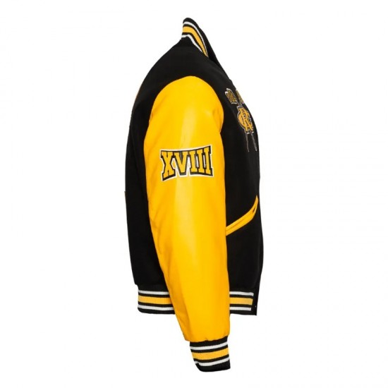 Alabama State University Black and Gold Varsity Jacket Alabama State University Black and Gold Varsity Jacket