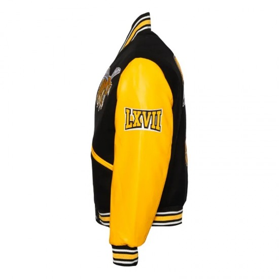 Alabama State University Black and Gold Varsity Jacket Alabama State University Black and Gold Varsity Jacket