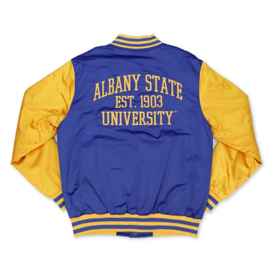 Albany State Golden Rams Blue and Gold Jacket Albany State Golden Rams Blue and Gold Jacket