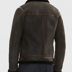 Alberto Men’s Brown G-1 Bomber Leather Jacket Alberto Men’s Brown G-1 Bomber Leather Jacket
