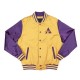 Alcorn State Gold and Purple Baseball Jacket Alcorn State Gold and Purple Baseball Jacket