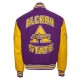 Alcorn State University Purple and Gold Varsity Jacket Alcorn State University Purple and Gold Varsity Jacket