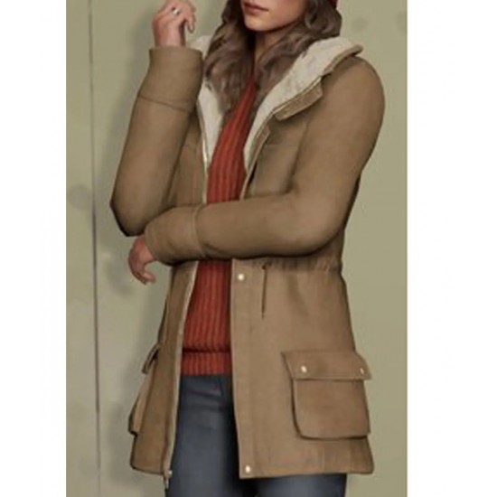 Alyson Ronan Tell Me Why Brown Coat Alyson Ronan Tell Me Why Brown Coat