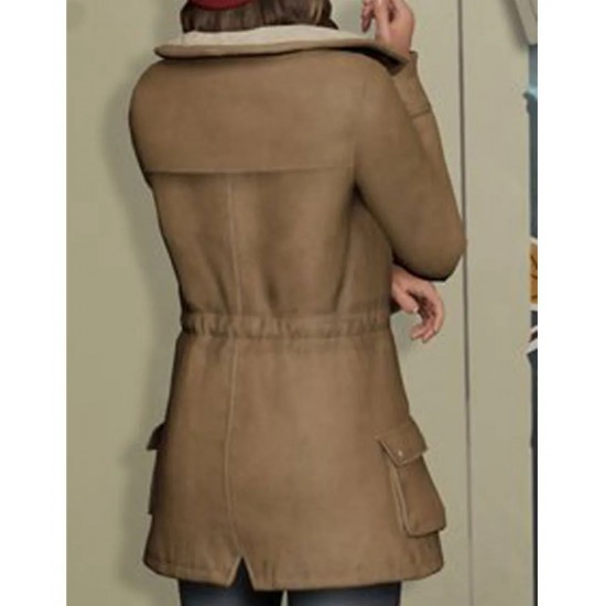 Alyson Ronan Tell Me Why Brown Coat Alyson Ronan Tell Me Why Brown Coat