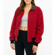 American Sweatshop Daisy Moriarty Bomber Cotton Red Jacket American Sweatshop Daisy Moriarty Bomber Cotton Red Jacket