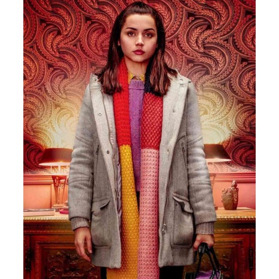 Ana De Armas Knives Out Wool Coat Ana De Armas Knives Out Wool Coat