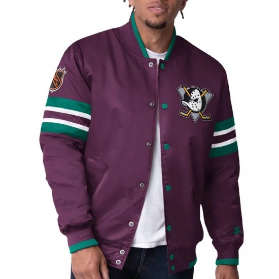 Anaheim Ducks Purple Scout Jacket Anaheim Ducks Purple Scout Jacket
