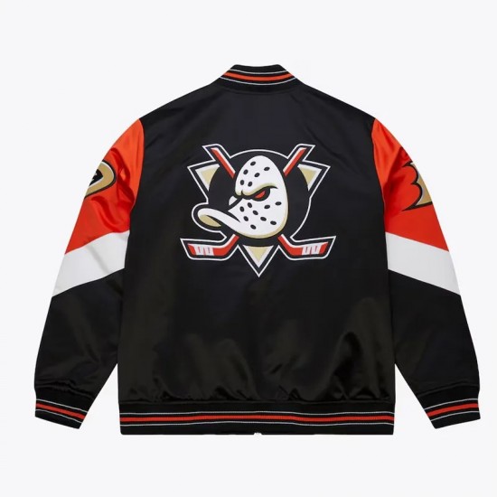Anaheim Ducks Throw It Back Heavyweight Satin Jacket Anaheim Ducks Throw It Back Heavyweight Satin Jacket