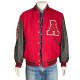 Annandale Red & Black Varsity – Leather Sleeve Letterman Jacket Annandale Red & Black Varsity – Leather Sleeve Letterman Jacket