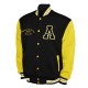 Appalachian State Mountaineers Fleece Black and Gold Varsity Jacket Appalachian State Mountaineers Fleece Black and Gold Varsity Jacket