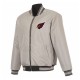 Arizona Cardinals Black/Gray Full-Zip Reversible Flight Jacket Arizona Cardinals Black/Gray Full-Zip Reversible Flight Jacket