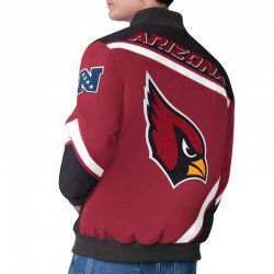 Arizona Cardinals Maximum Racing Cardinal Jacket Arizona Cardinals Maximum Racing Cardinal Jacket