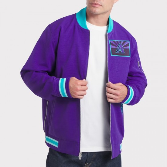 Arizona Diamondbacks City Connect Dugout Bomber Jacket Arizona Diamondbacks City Connect Dugout Bomber Jacket