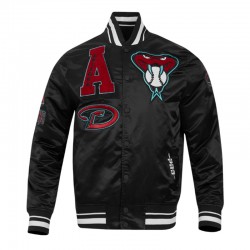 Arizona Diamondbacks Mashup Classic Rib Satin Jacket Arizona Diamondbacks Mashup Classic Rib Satin Jacket