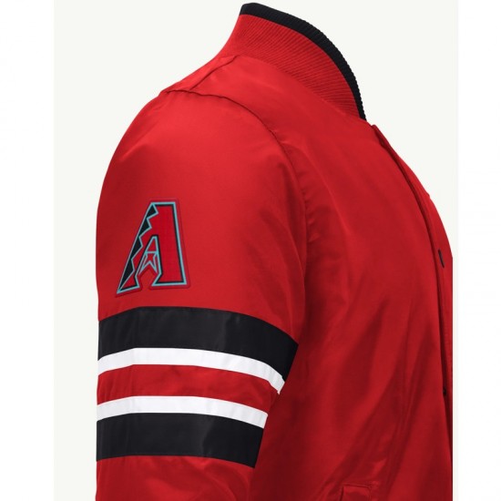Arizona Diamondbacks Scout I Red Satin Jacket