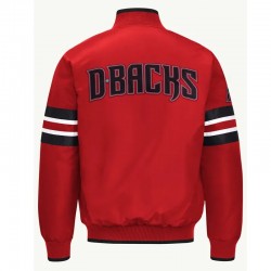 Arizona Diamondbacks Scout I Red Satin Jacket Arizona Diamondbacks Scout I Red Satin Jacket