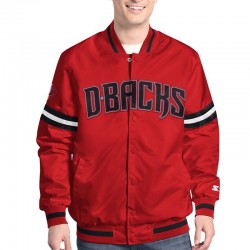 Arizona Diamondbacks Varsity Scout Satin Jacket Arizona Diamondbacks Varsity Scout Satin Jacket