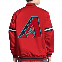 Arizona Diamondbacks Varsity Scout Satin Jacket Arizona Diamondbacks Varsity Scout Satin Jacket