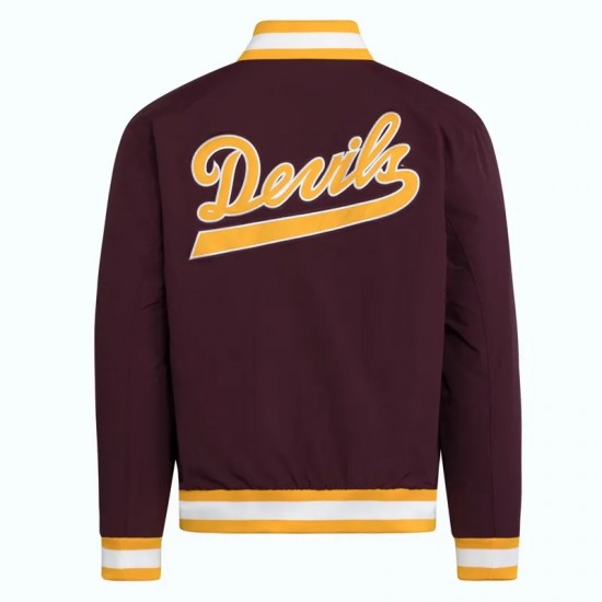 Arizona State Sun Devils Maroon Coaches Dugout Jacket