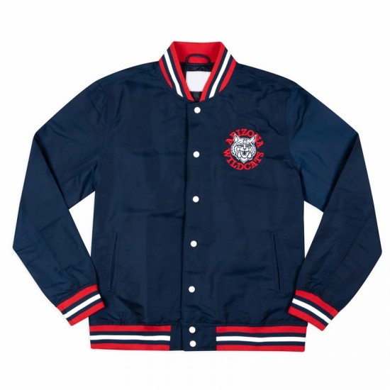 Arizona Wildcats Arched Navy Bomber Jacket Arizona Wildcats Arched Navy Bomber Jacket