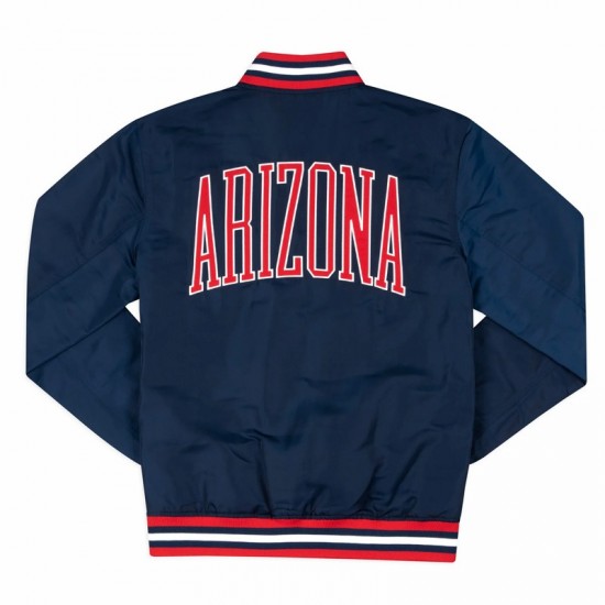 Arizona Wildcats Arched Navy Bomber Jacket Arizona Wildcats Arched Navy Bomber Jacket