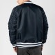 Atlanta Braves Full-Zip Navy Bomber Jacket Atlanta Braves Full-Zip Navy Bomber Jacket