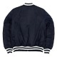 Atlanta Braves Full-Zip Navy Bomber Jacket Atlanta Braves Full-Zip Navy Bomber Jacket