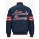 Atlanta Braves Scout I Navy Satin Jacket