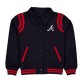 Atlanta Braves Sport Night Teddy Varsity Jacket Atlanta Braves Sport Night Teddy Varsity Jacket