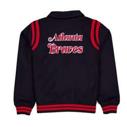 Atlanta Braves Sport Night Teddy Varsity Jacket