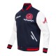 Atlanta Braves Team Badge Classic Rib Varsity Jacket Atlanta Braves Team Badge Classic Rib Varsity Jacket