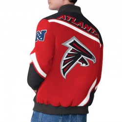 Atlanta Falcons Maximum Racing Red Jacket Atlanta Falcons Maximum Racing Red Jacket