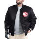 Atlanta Hawks Adaptive Bold Logo Varsity Satin Jacket Atlanta Hawks Adaptive Bold Logo Varsity Satin Jacket
