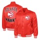 Atlanta Hawks Adaptive Bold Logo Varsity Satin Jacket